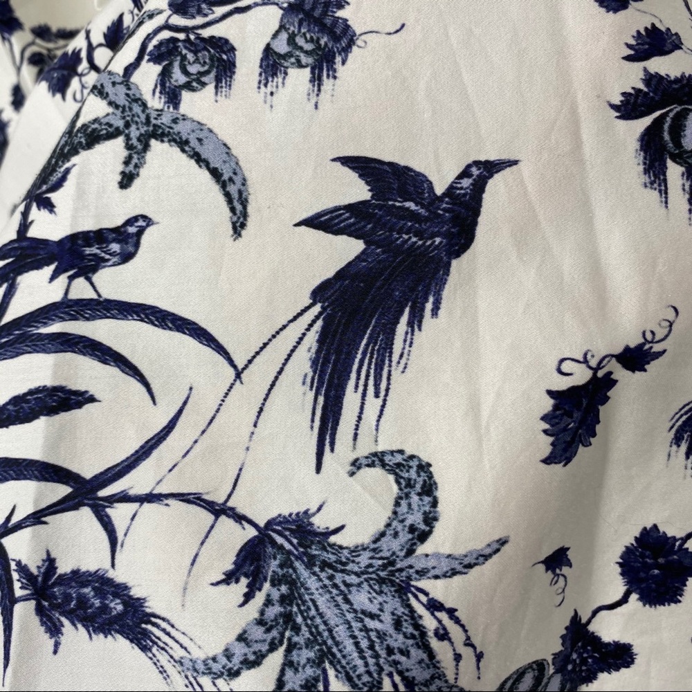 ERDEM Elena Floral Graphic Print Midi Skirt - Picture 10 of 13